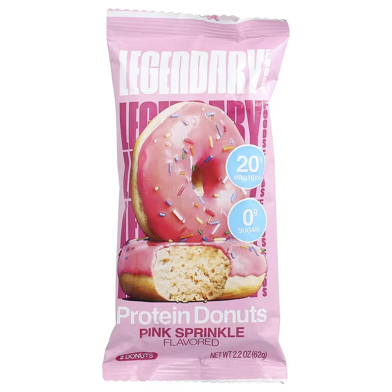Legendary Foods, Protein Donuts, Pink Sprinkle